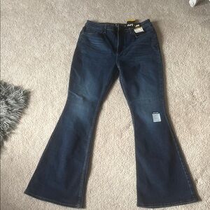 Lee Women's Deep Blue Flare Jeans